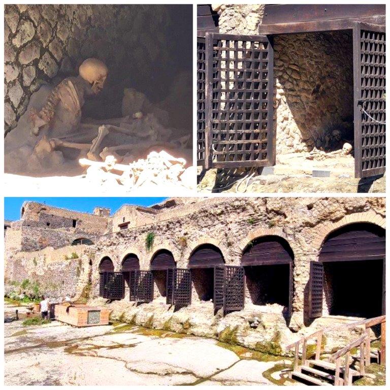 Objetos personales y hallazgos arqueológicos relacionados con las víctimas de Herculano