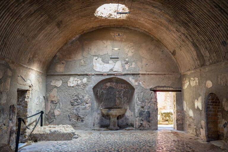 Las termas masculinas de Herculano